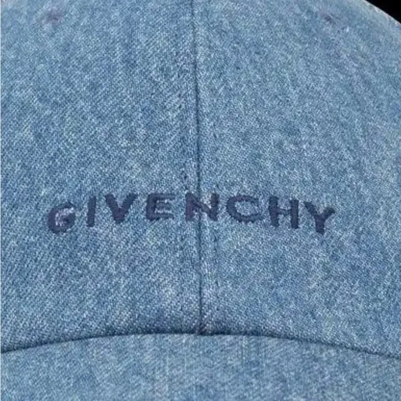 GIVENCHY embroidered cap in denim - Picture 1 of 3